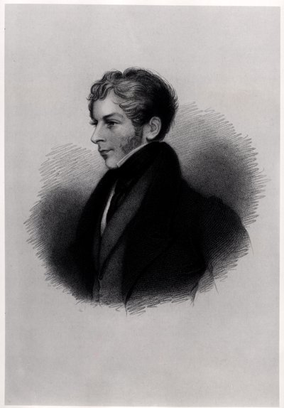 Portret van de Graaf van Clare, uit Illustraties bij het leven en werk van Lord Byron, Volume II, door E.F.Fuden, 1833-34 door English School