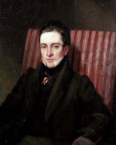 Portret van de Engelse Dichter Thomas Hood (1799-1845) door English School