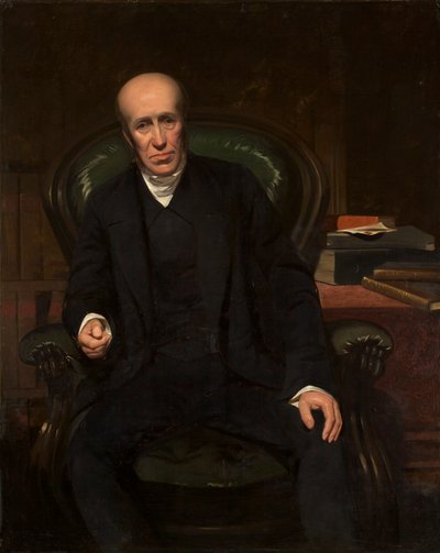 Portret van dominee John Clay door English School