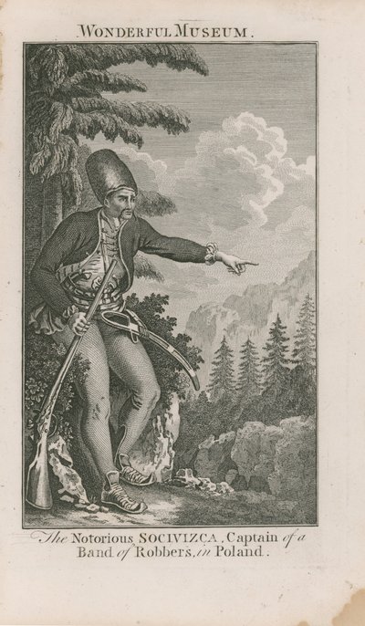 Portret van de beruchte Socivizca door English School