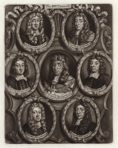 Portretten van de Raad van Bisschoppen door English School