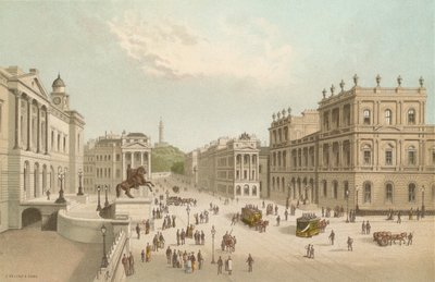 Postkantoor, Register House en Calton Hill - Edinburgh door English School