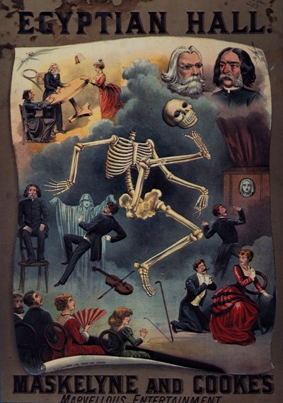 Poster voor de Egyptische Hal door English School