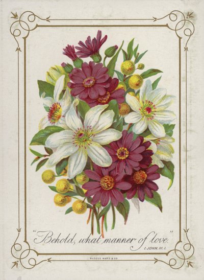 Boeket bloemen door English School