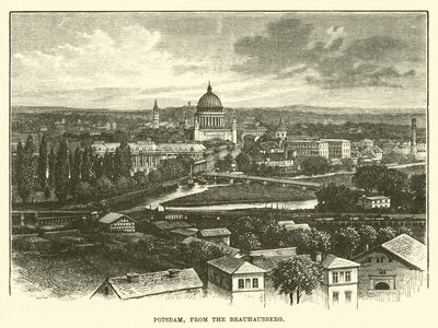 Potsdam, vanaf de Brauhausberg door English School