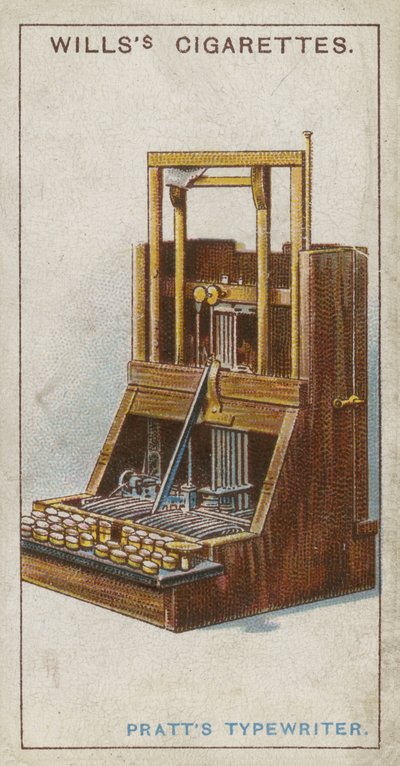 Pratts typemachine door English School