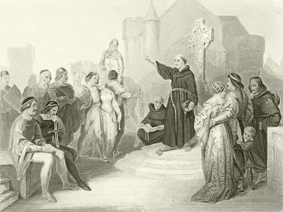 Prediking van de Kruistocht door English School