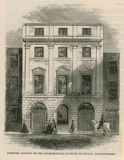 Gebouwen bezet door de Architecturale Verenigingen van Londen, Conduit Street, Londen door English School