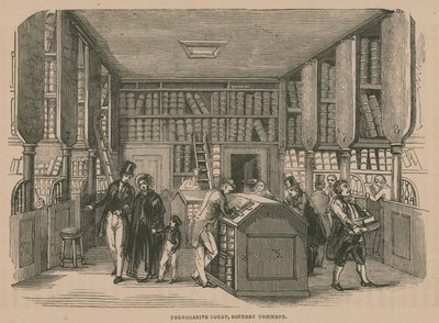 Prerogative Court, Doctors Common, Londen door English School