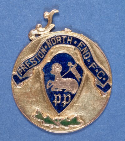 Medaille van Preston North End Football Club, 1897-98 (metaal) door English School