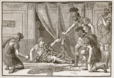 Pretoriaanse garde begroet Claudius als Imperator door English School