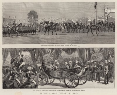 Prins Albert Victor in India door English School