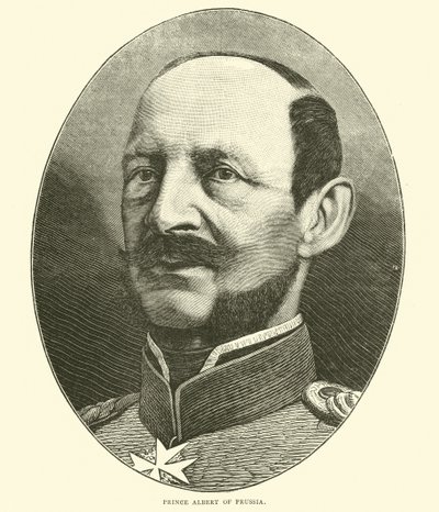 Prins Albert van Pruisen, oktober 1870 door English School