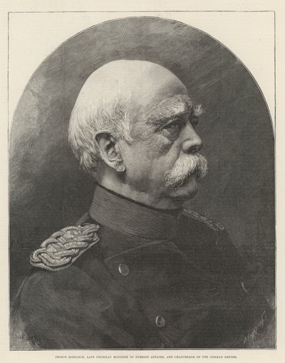 Prins Bismarck, voormalig Pruisisch minister van Buitenlandse Zaken en kanselier van het Duitse Rijk door English School