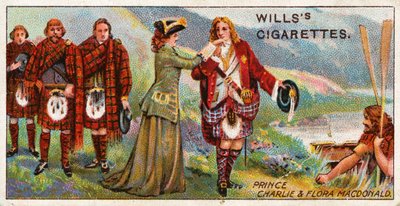 Prins Charlie en Flora Macdonald door English School