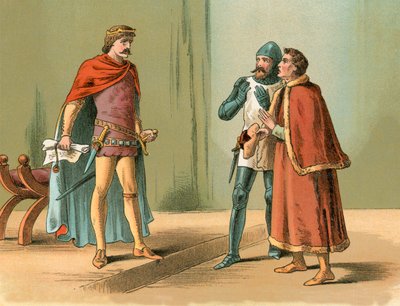Prins Edward, de Zwarte Prins, en de boodschappers van koning Karel door English School