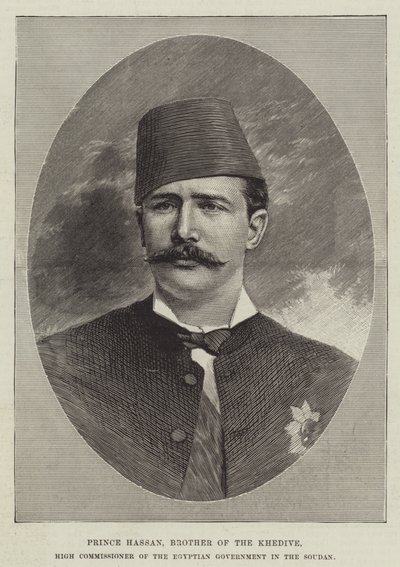 Prins Hassan, Broer van de Khedive, Hoge Commissaris van de Egyptische Regering in de Soedan door English School