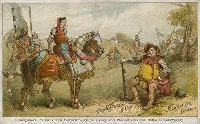 Prins Hendrik en Falstaff na de Slag bij Shrewsbury door English School