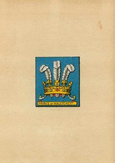 Wapenschild van de Prins van Wales door English School