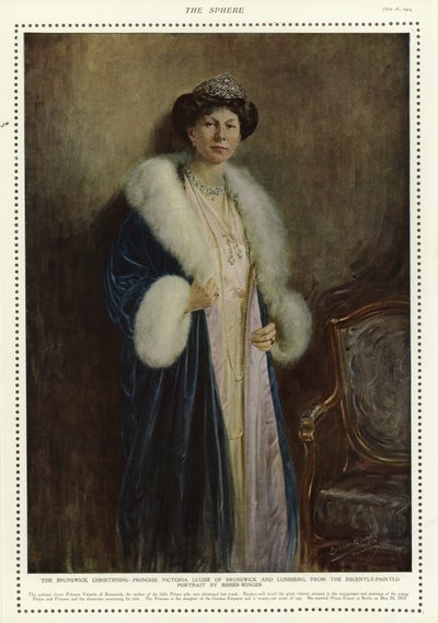 Prinses Victoria Louise van Brunswijk en Lüneburg door English School