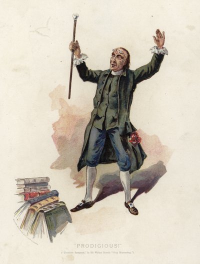 Prodigious!, Dominic Sampson in Sir Walter Scotts Guy Mannering door English School