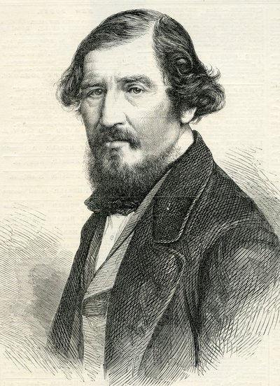 Professor Aytoun (1813-65) uit The Illustrated London News 19 augustus, 1865 door English School