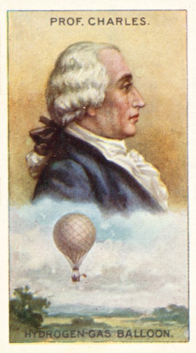 Professor Charles, waterstofgasballon door English School