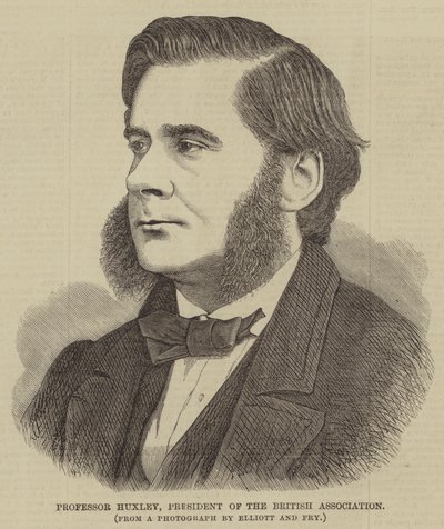 Professor Huxley, voorzitter van de British Association door English School