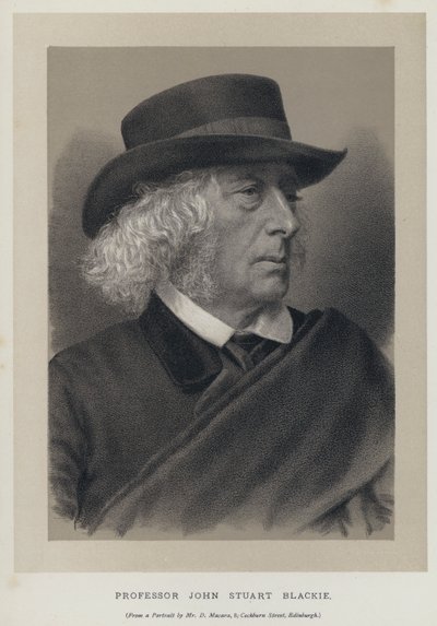 Professor John Stuart Blackie door English School