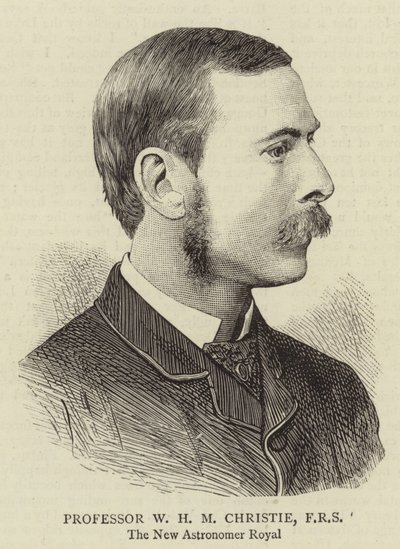 Professor W H M Christie, FRS door English School