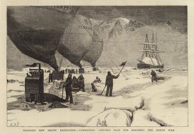 Voorgestelde nieuwe Arctische expeditie, het plan van commandant Cheyne om de noordpool te bereiken door English School