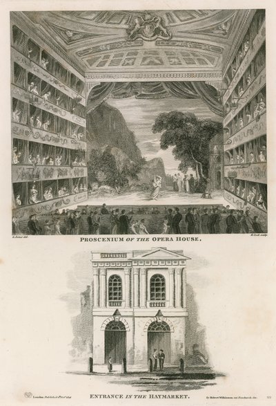 Proscenium van het Italiaanse Operahuis (Her Majesty