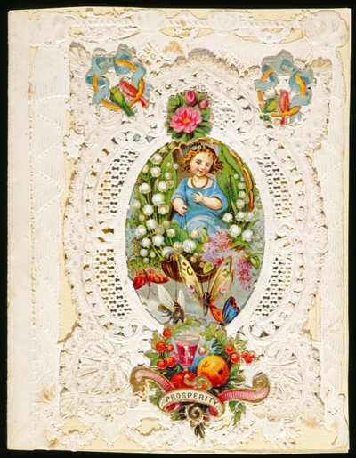 Welvaart, Valentijnskaart, ca. 1870 door English School