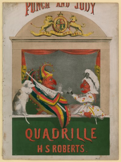 Punch en Judy Quadrille door H S Roberts door English School