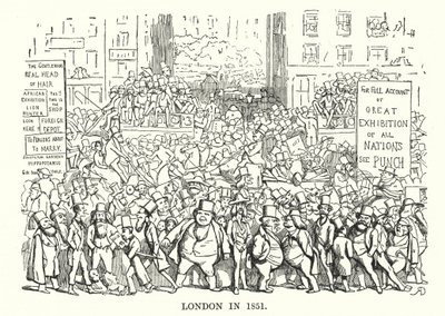 Londen in 1851 door English School