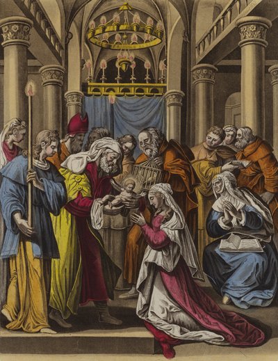 Reiniging van de Maagd Maria door English School