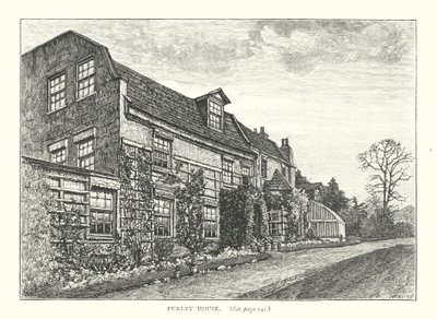 Purley House (gravure) door English School