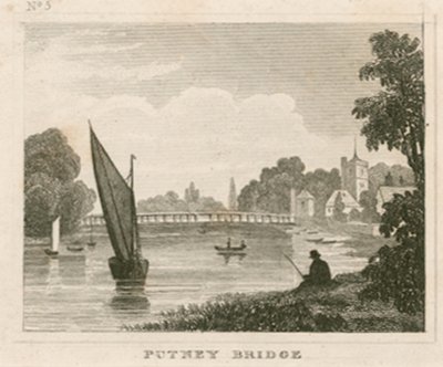 Putney Bridge, Londen door English School