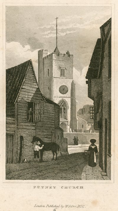 Putney Kerk, Londen door English School