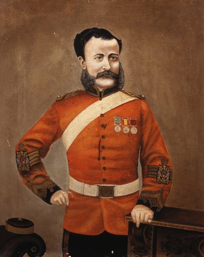 Kwartiermeester Sergeant H. Crisp, Portsmouth Militie Divisie, Koninklijke Ingenieurs, 1894 door English School