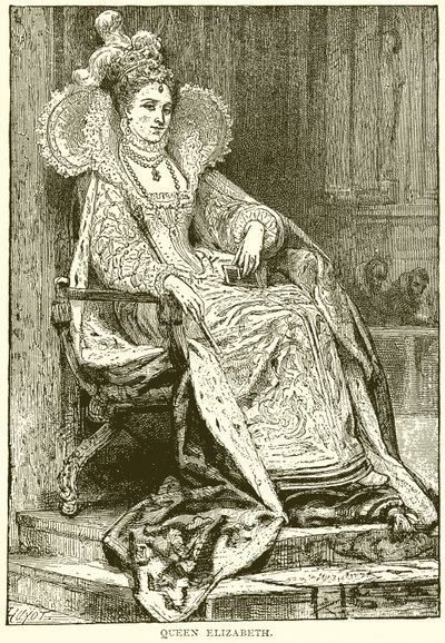 Koningin Elizabeth door English School