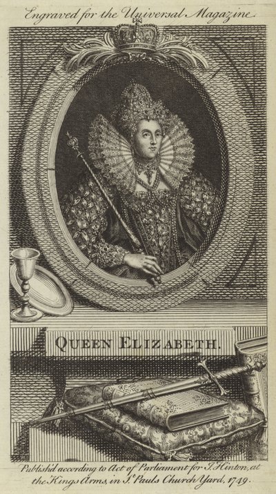 Koningin Elizabeth door English School