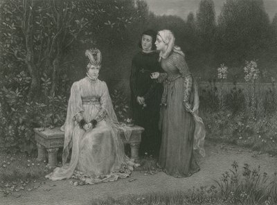Koningin Isabella en Haar Dames, Koning Richard II door English School
