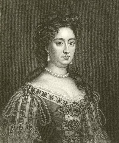 Koningin Mary II door English School