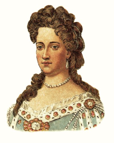 Koningin Mary II door English School