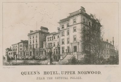 Queens Hotel, Upper Norwood, nabij het Crystal Palace door English School