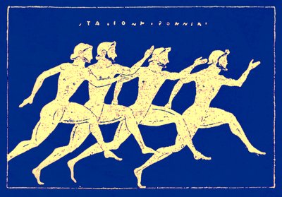 Race, illustratie uit Geschiedenis van Griekenland door Victor Duruy, 1890 door English School