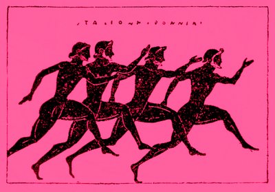 Race, illustratie uit Geschiedenis van Griekenland door Victor Duruy, 1890 door English School