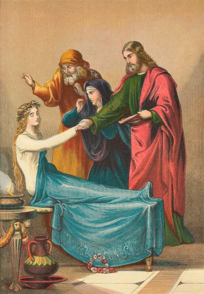Opwekking van de Dochter van Jairus door English School