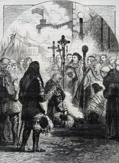 Ontvangst van James II in Dublin, gepubliceerd in 